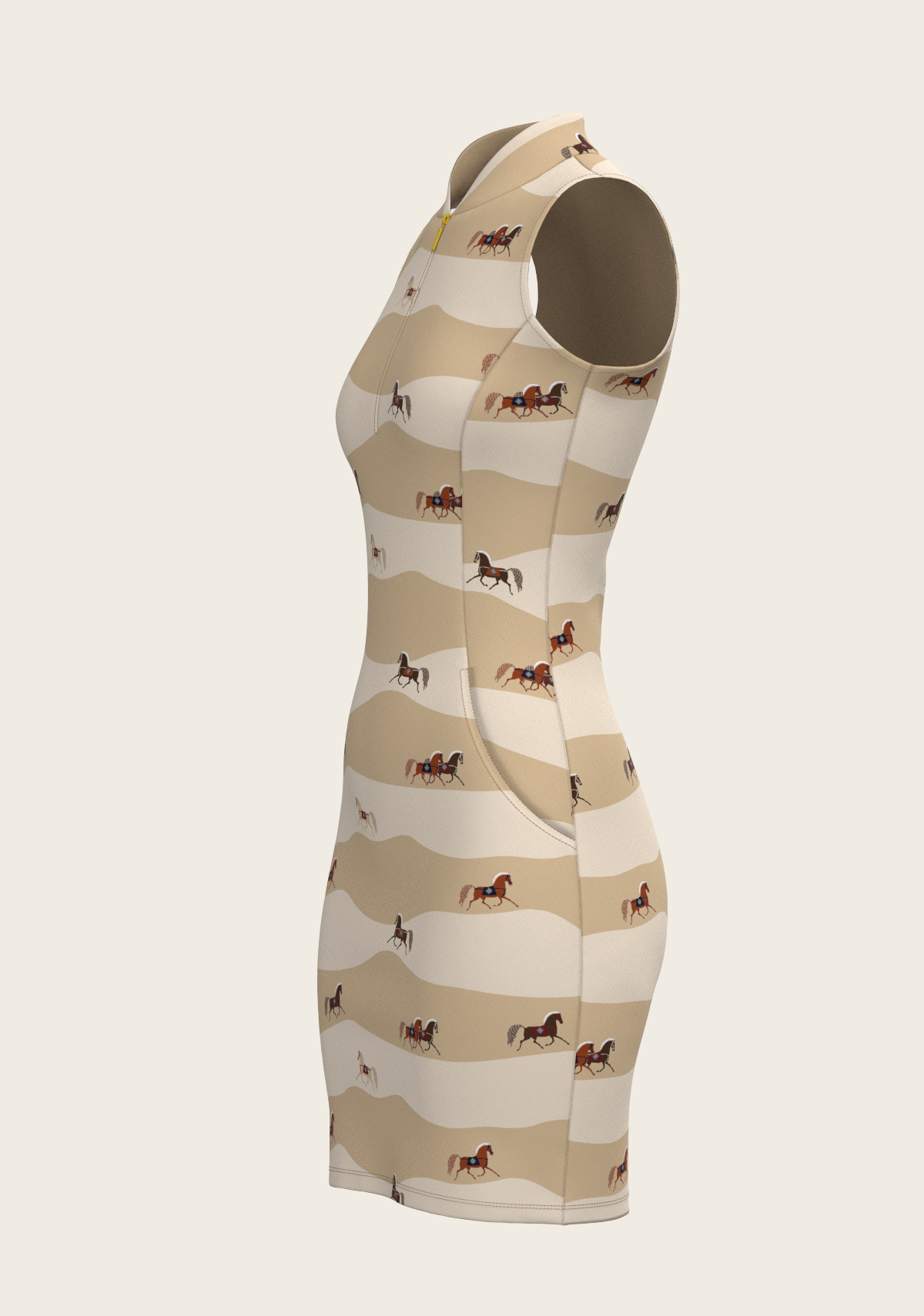 Gold Cheval Golf Dress