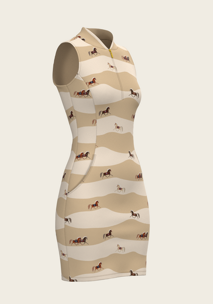 Gold Cheval Golf Dress