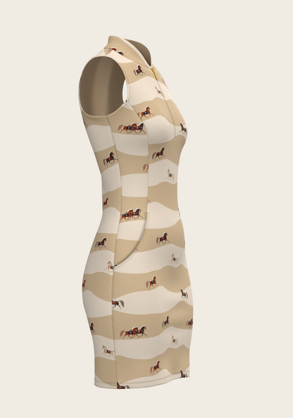 Gold Cheval Golf Dress