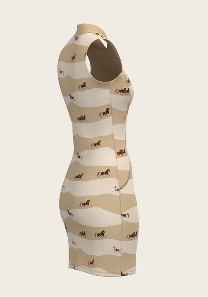 Gold Cheval Golf Dress