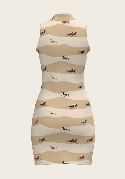 Gold Cheval Golf Dress