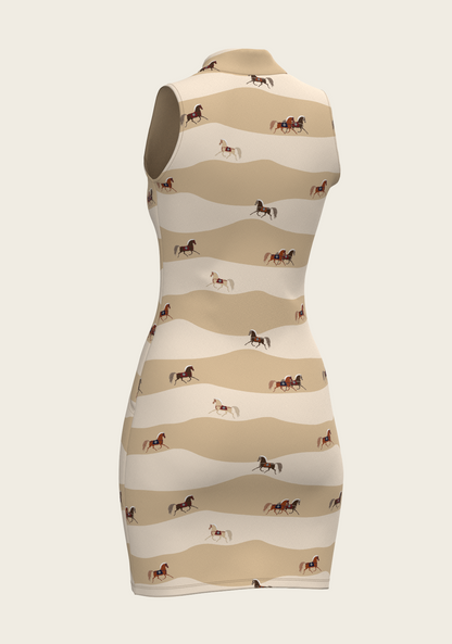 Gold Cheval Golf Dress