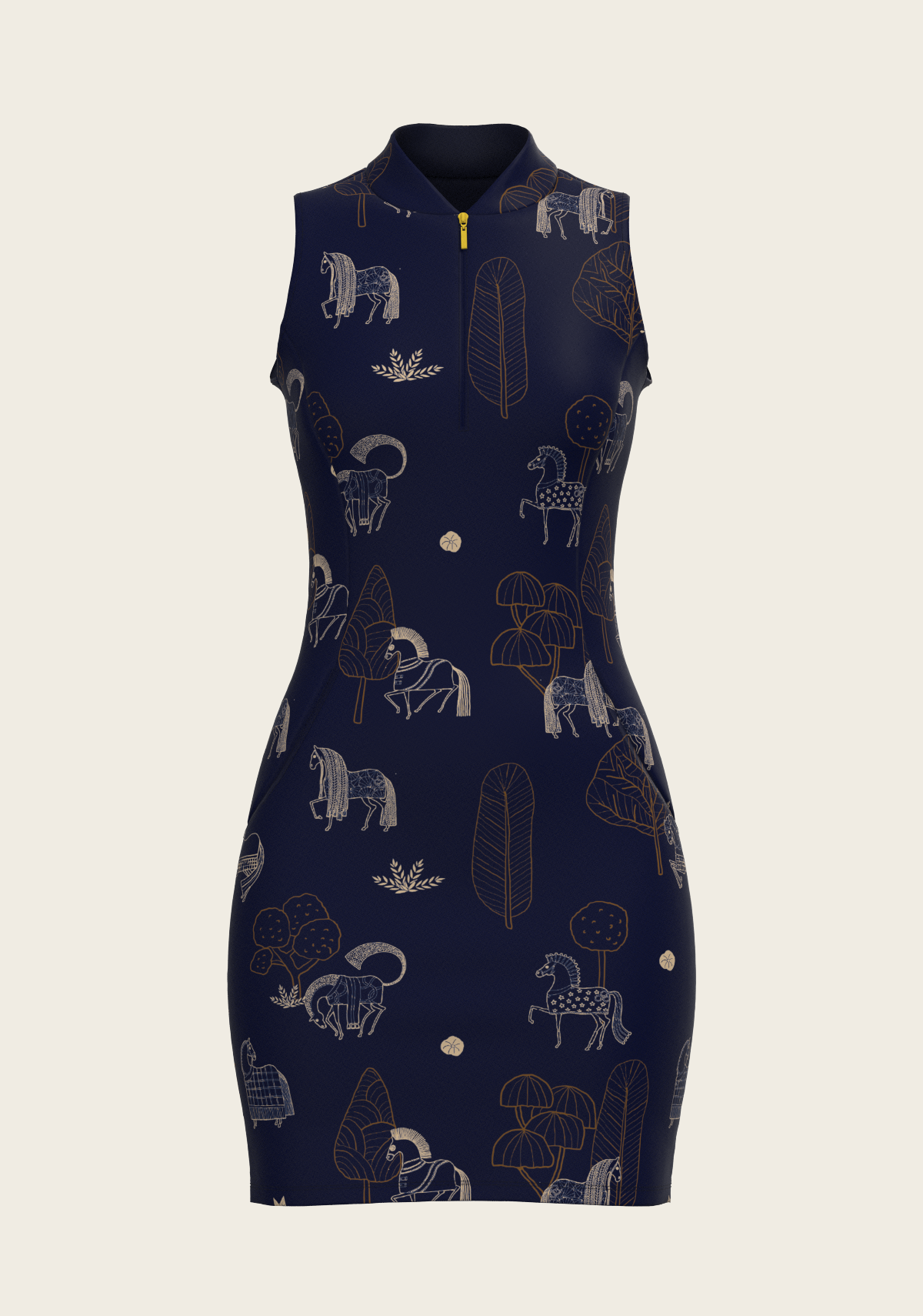 Navy Magic Golf Dress