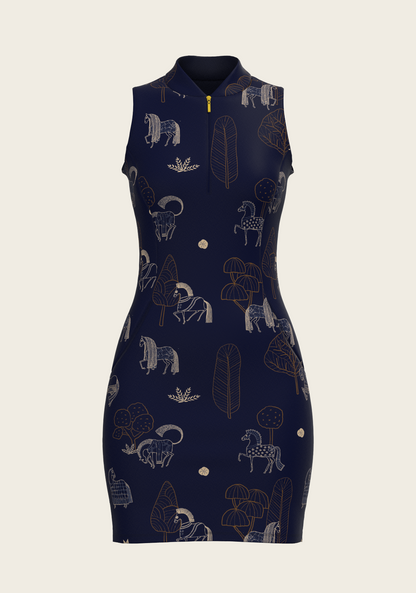 Navy Magic Golf Dress