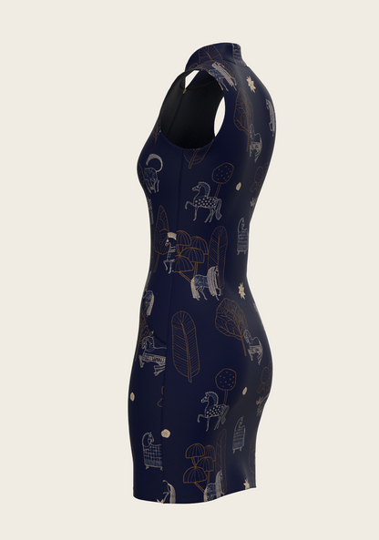 Navy Magic Golf Dress