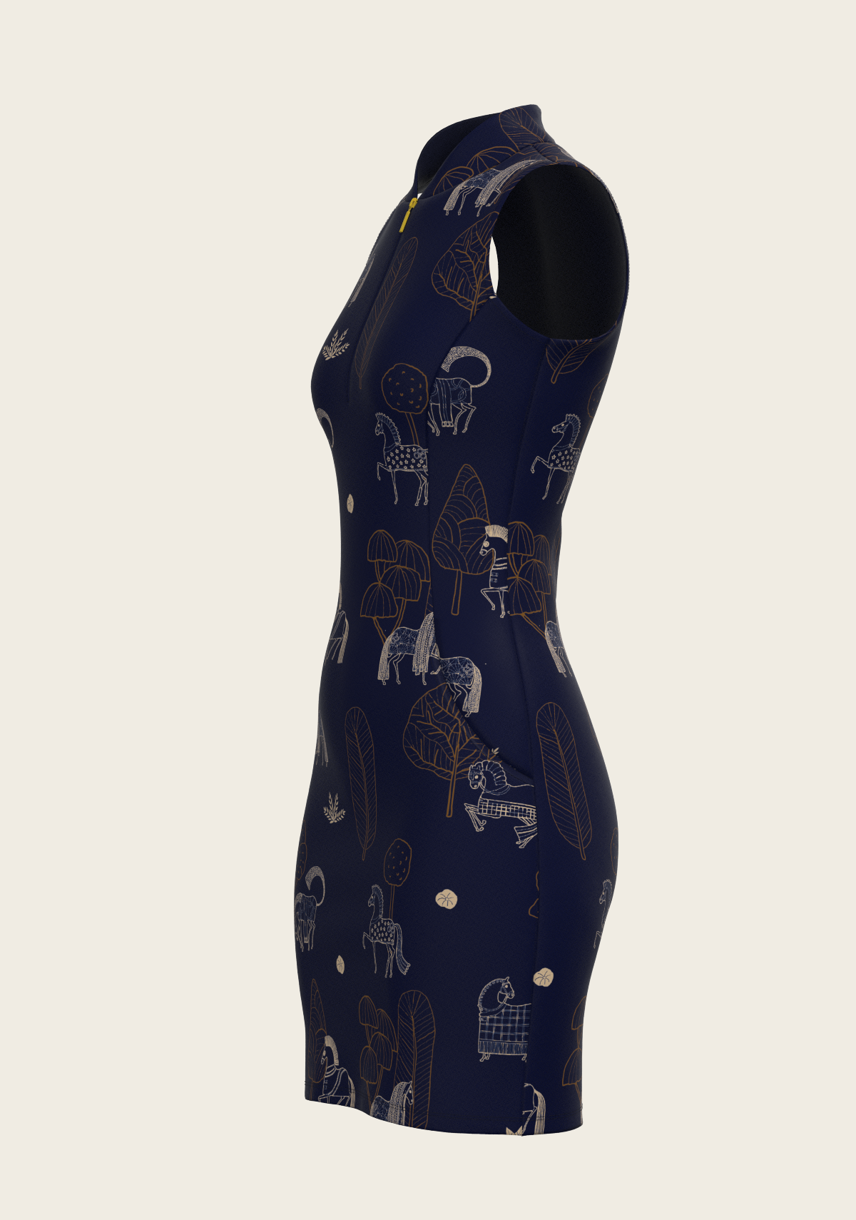 Navy Magic Golf Dress