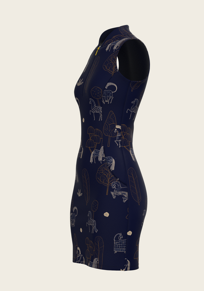 Navy Magic Golf Dress