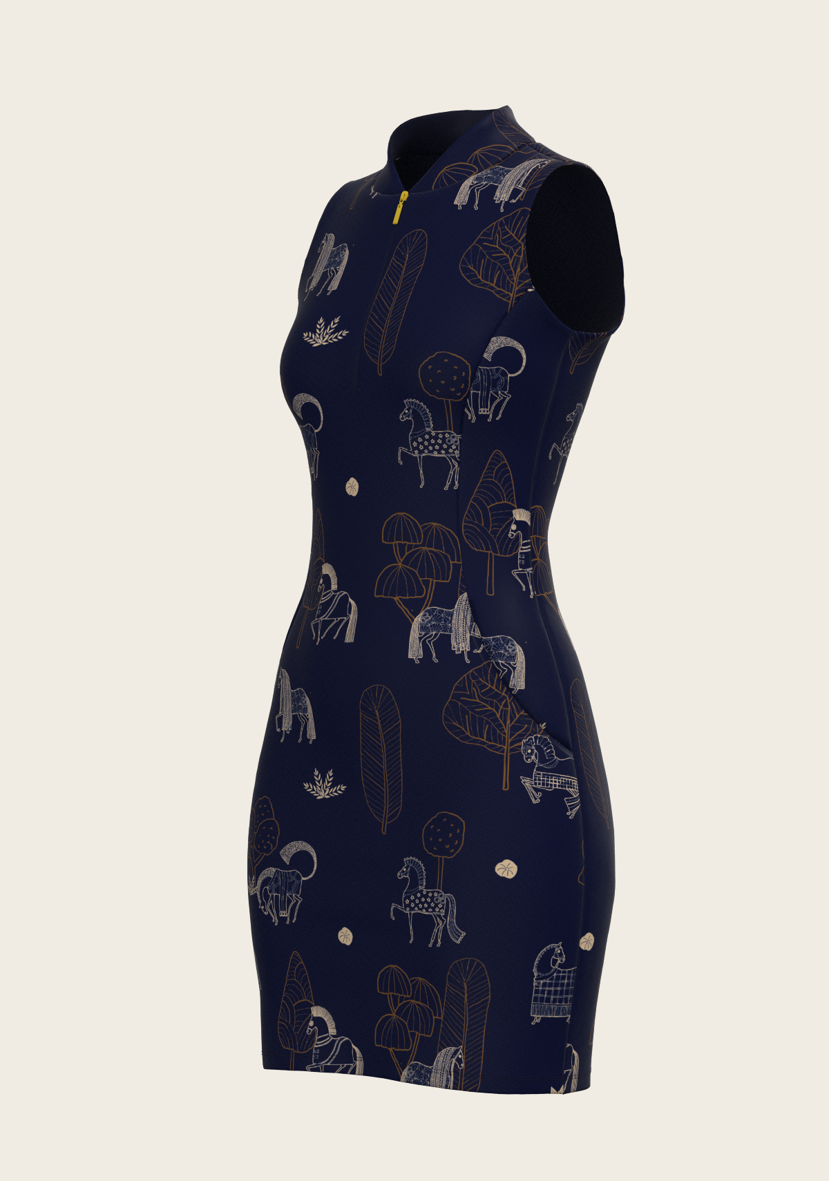 Navy Magic Golf Dress