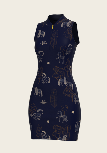 Navy Magic Golf Dress