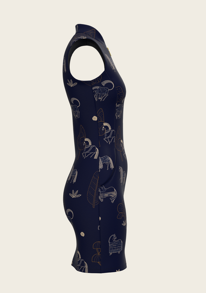 Navy Magic Golf Dress