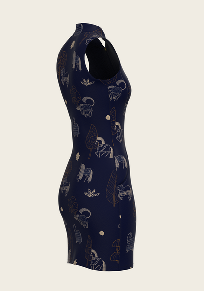 Navy Magic Golf Dress