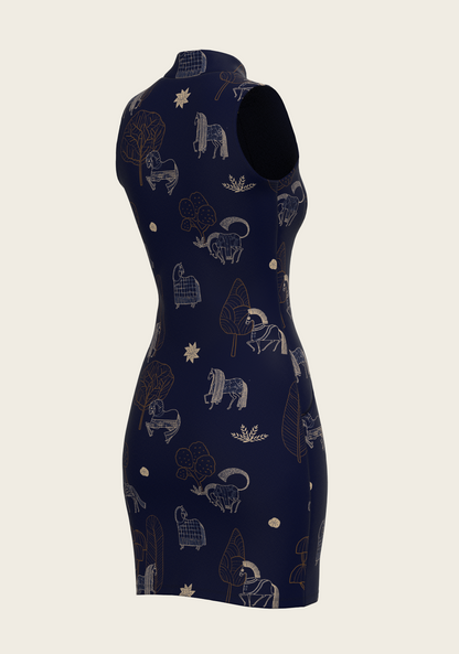 Navy Magic Golf Dress