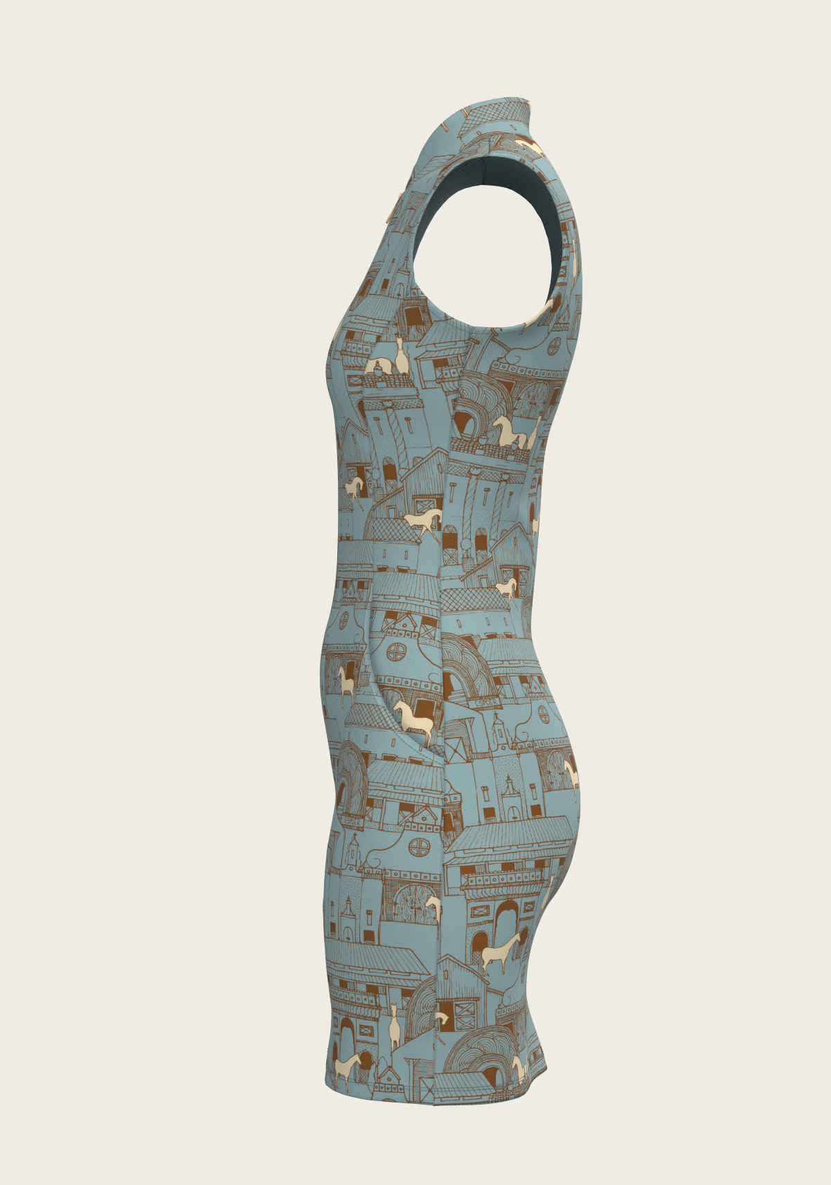 Horse Town Symphony Golf Dress