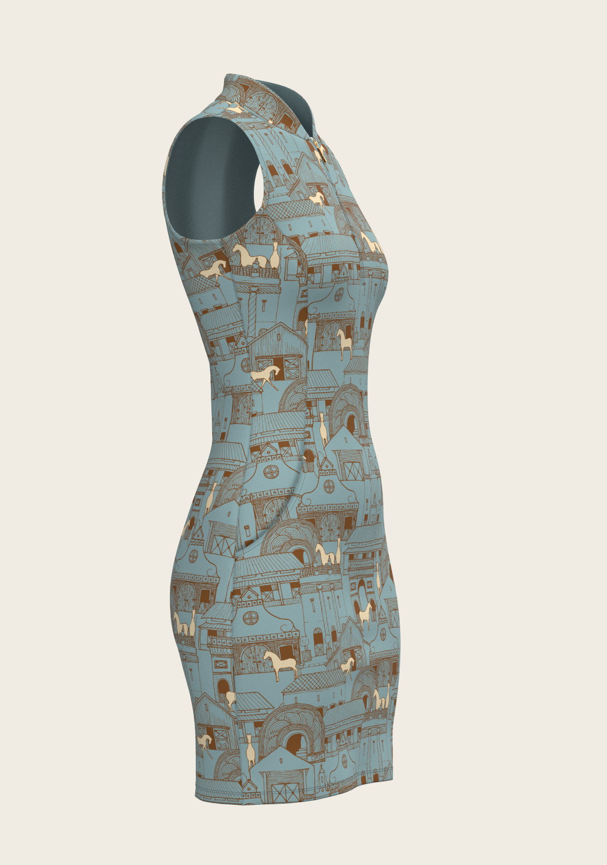 Horse Town Symphony Golf Dress