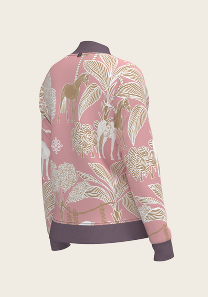  Poppy Seed Island Horses Reversible Jacket