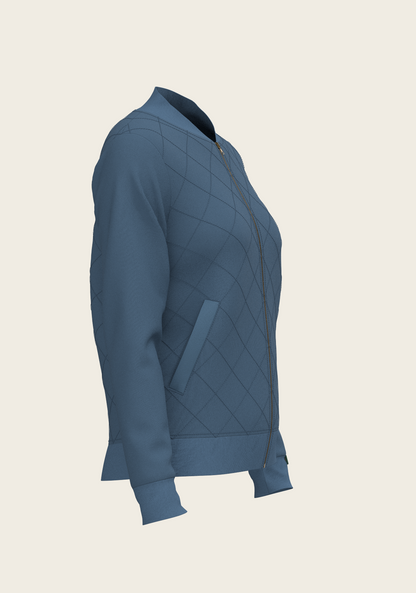 Mid Blue Forest Reversible Jacket