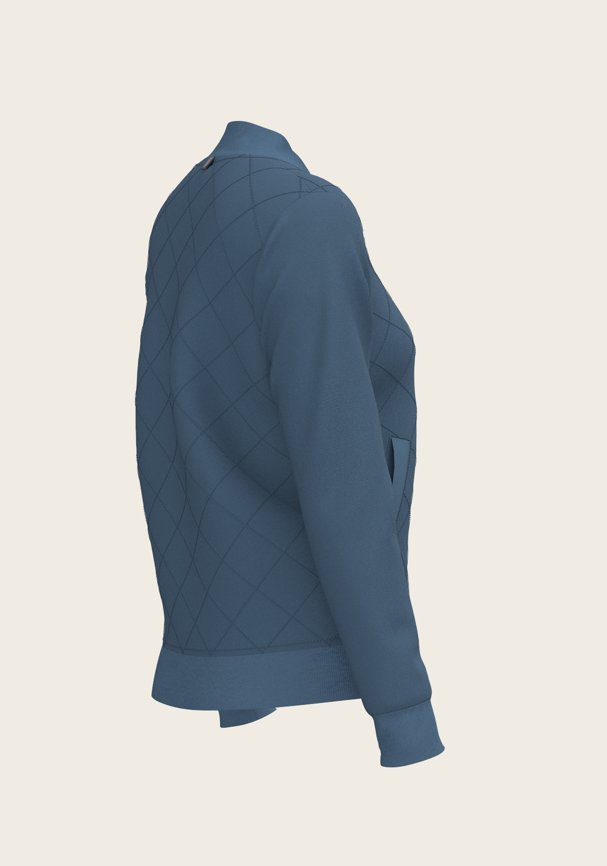 Mid Blue Forest Reversible Jacket
