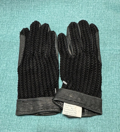NEW PRI Size 4 1/2 G3066 Crochet Back Riding Gloves
