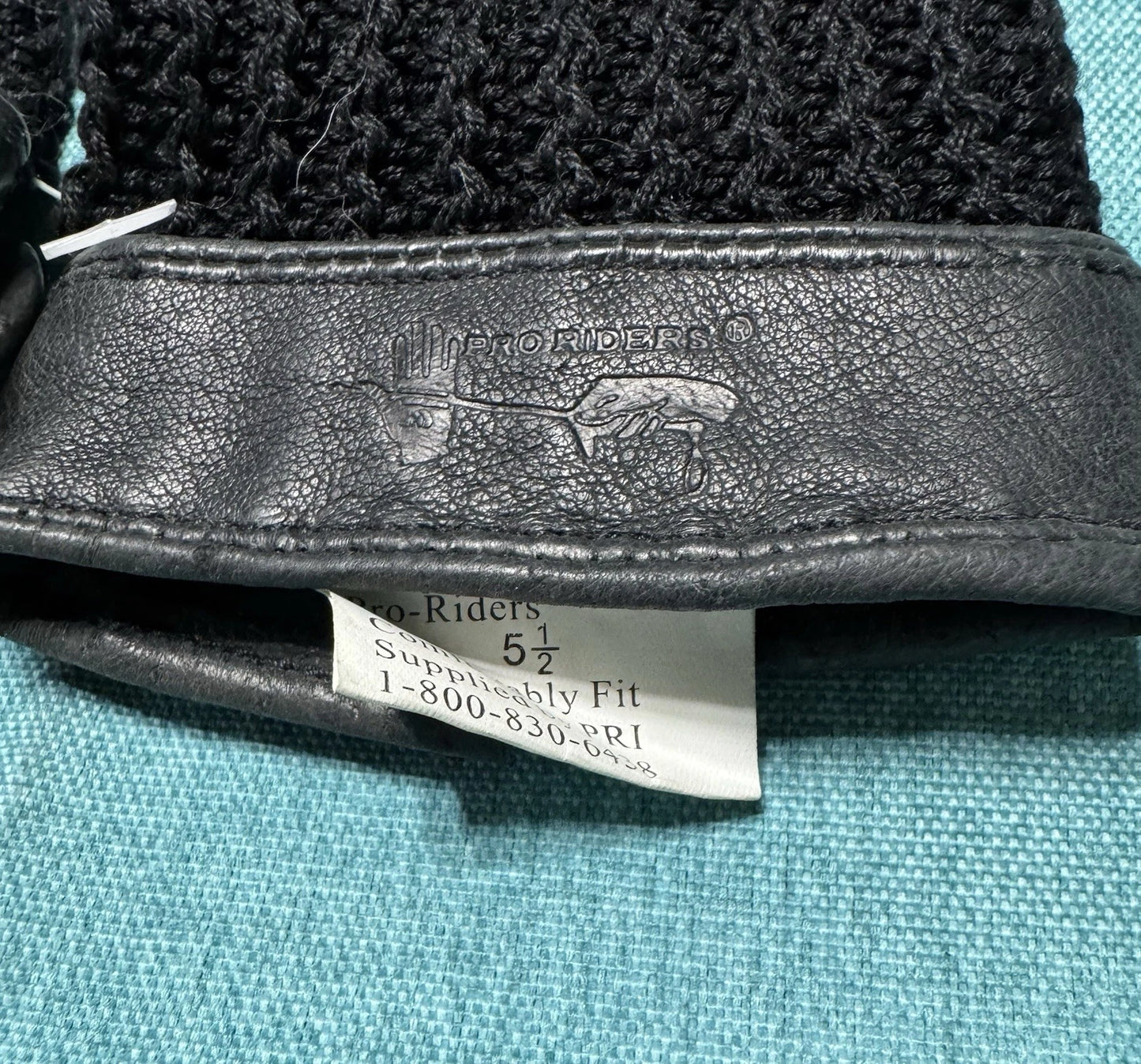 NEW PRI Size 5 1/2 G3066 Crochet Back Riding Gloves