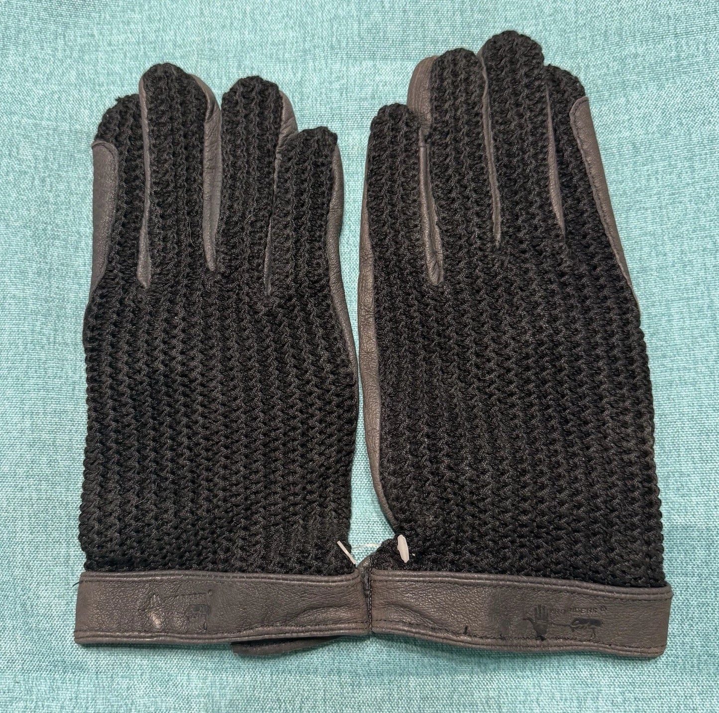 NEW PRI Size 9  1/2 G3066 Crochet Back Riding Gloves