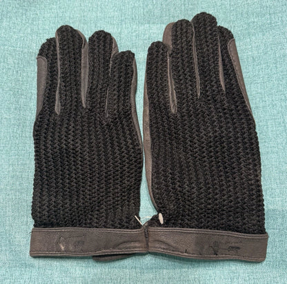 NEW PRI Size 9  1/2 G3066 Crochet Back Riding Gloves