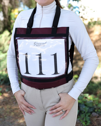Competition Eventing Number Holder Pinny