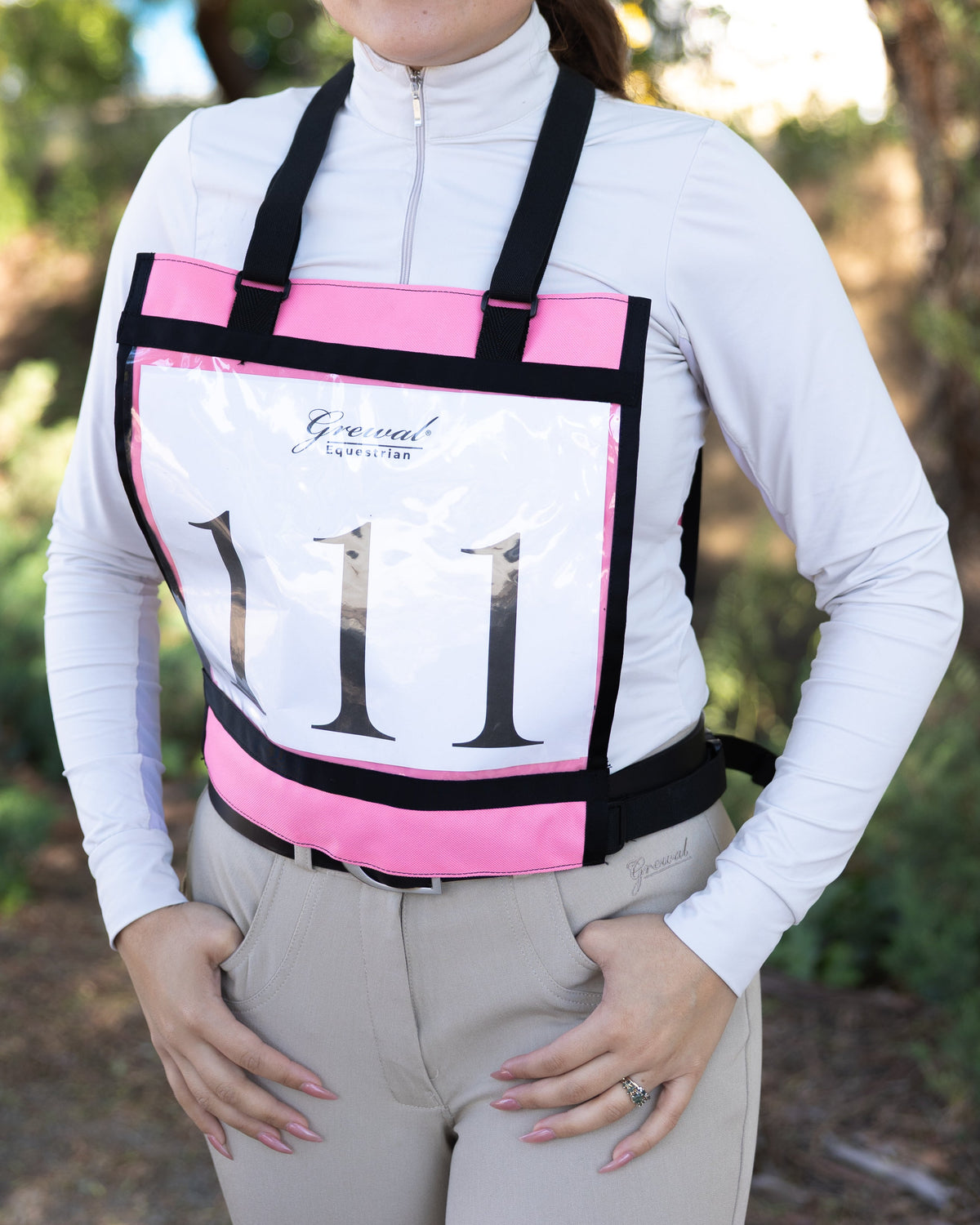 Competition Eventing Number Holder Pinny