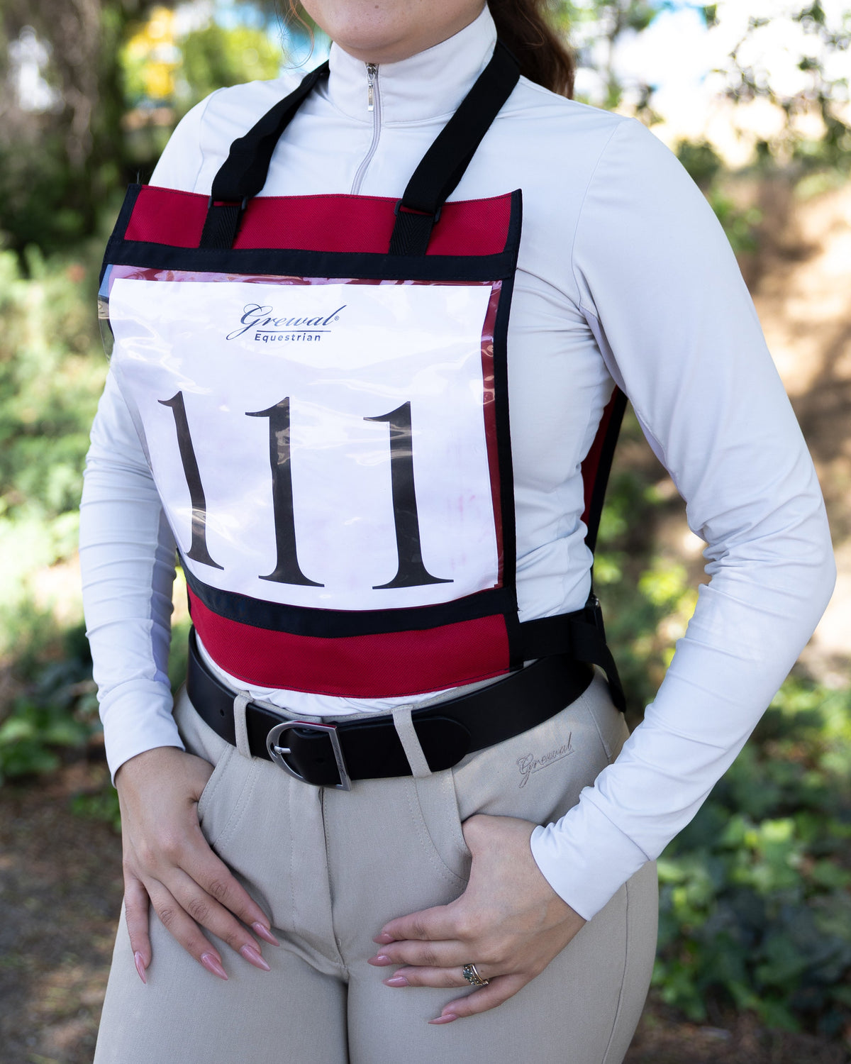 Competition Eventing Number Holder Pinny