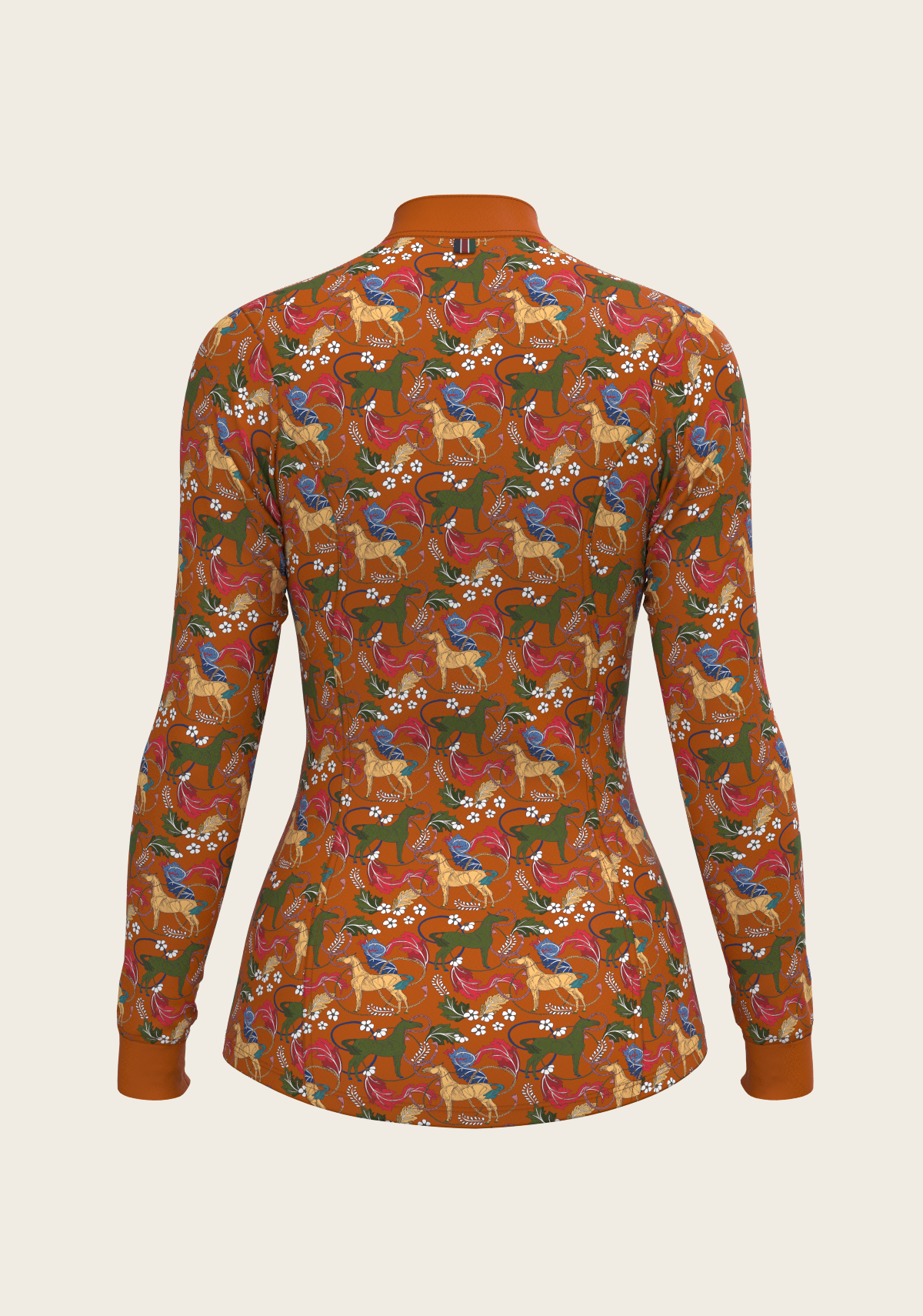 Flower Power Quarter Zip Sun Shirt