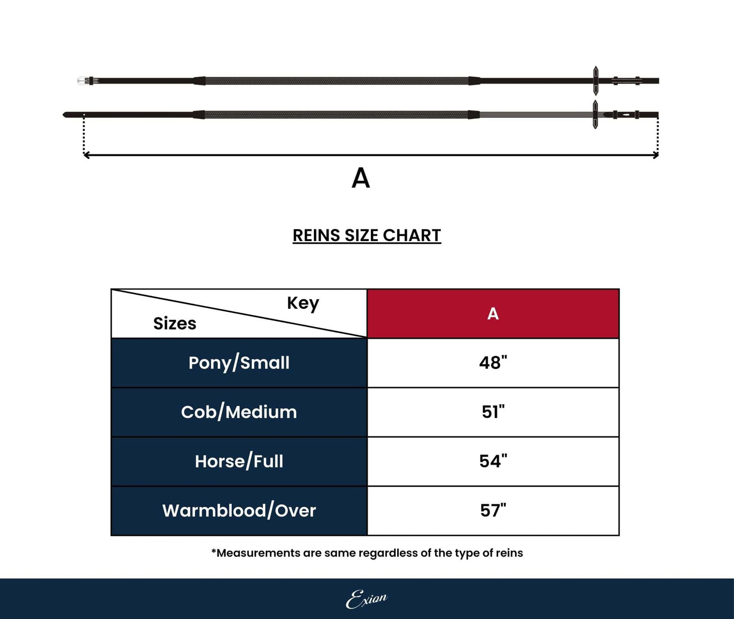 ExionPro Tri-Colour Training Rubber Reins