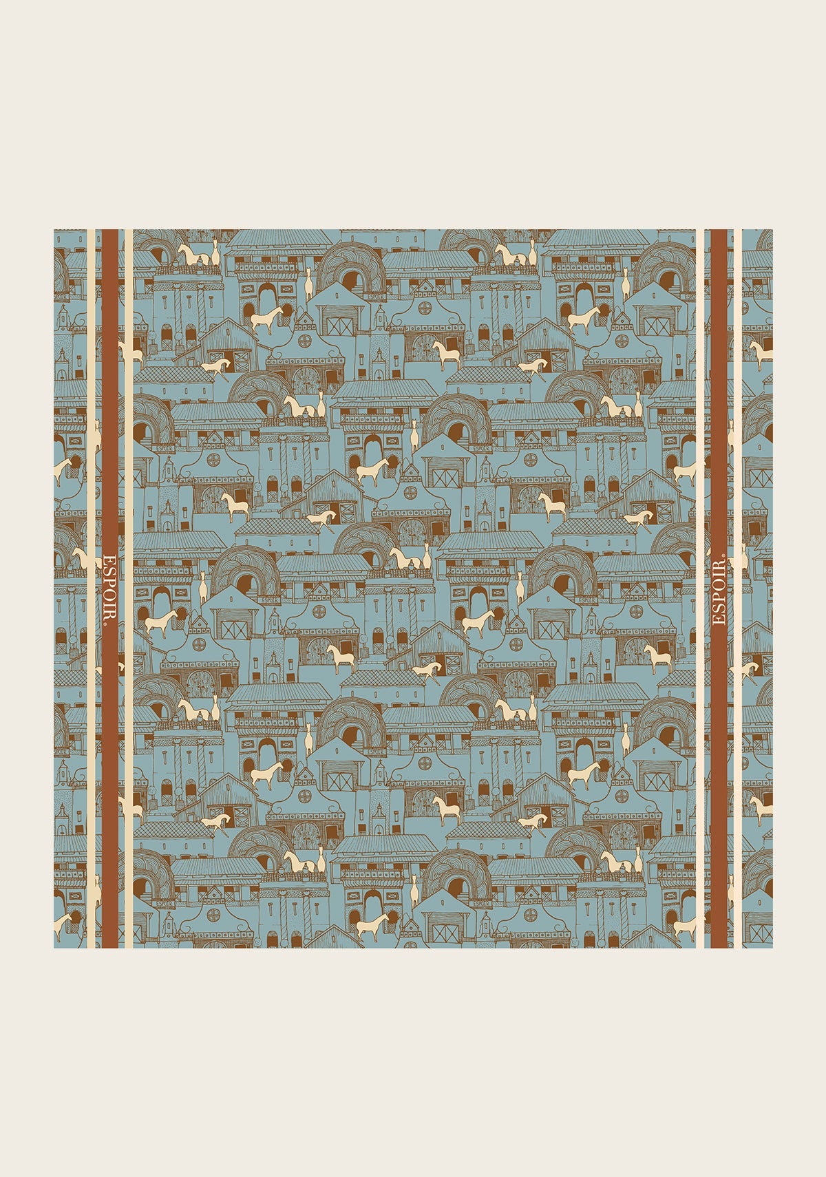 Horse Town Symphony Square Scarf