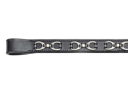 Nickel Stirrups Browband