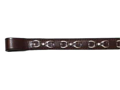 Nickel Stirrups Browband