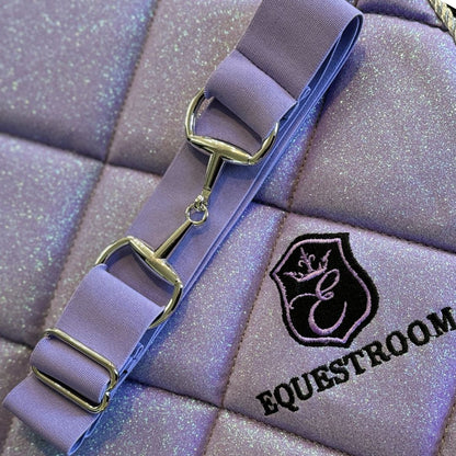 Lavender Elastic Equestrian Belt