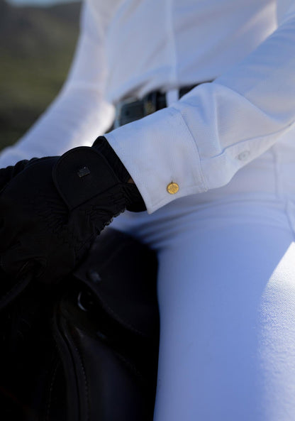 Short Pleated Long Sleeve Show Shirt