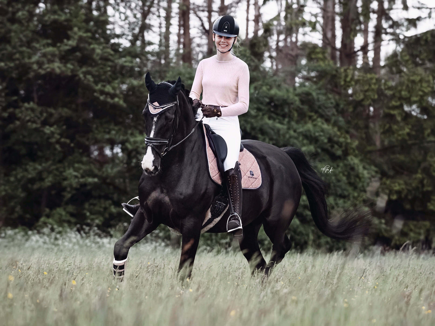 Rose Quartz Saddle Pad