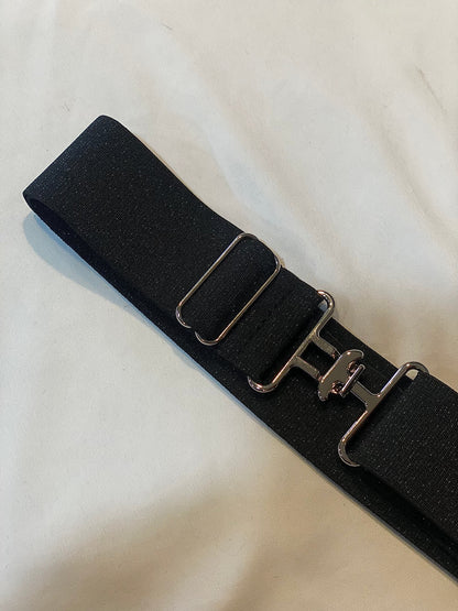 1.5” silver surcingle buckle belt buckle