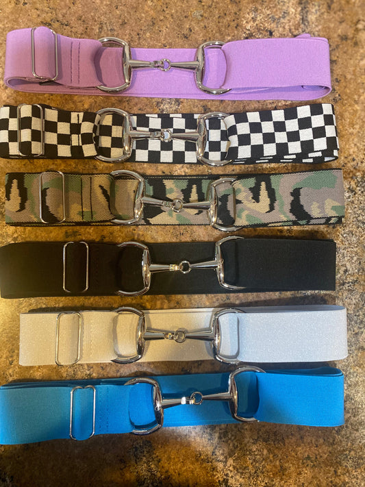 Silver Snaffle. bit 1.5” belt buckle one size fits all