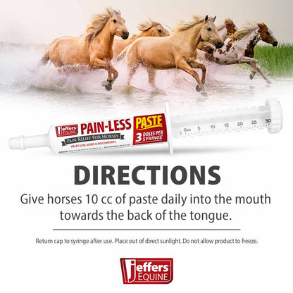 Jeffers Pain-Less Pain Relief Paste for Horses