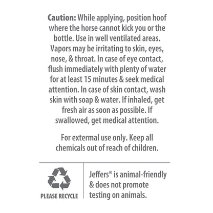 Jeffers Thrush Away Hoof Treatment for Thrush in Horses, 2 oz