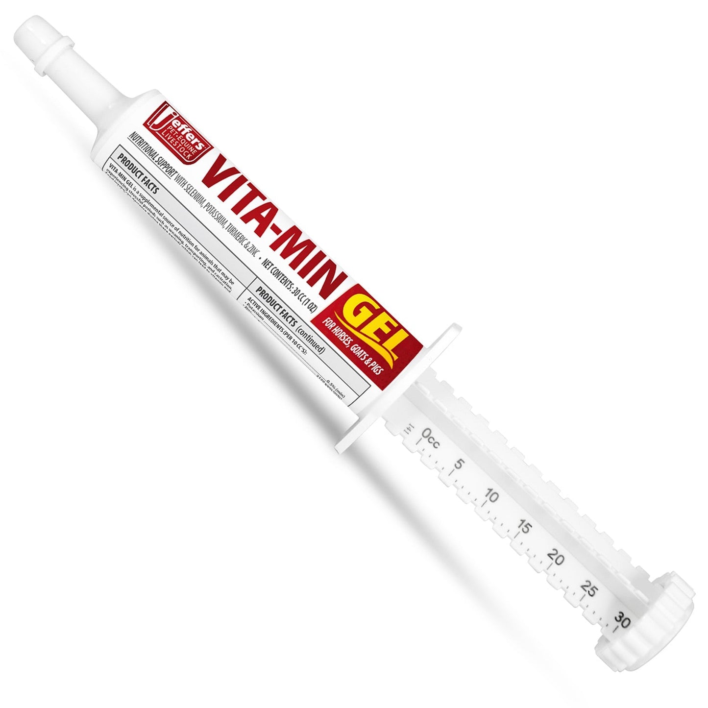 Jeffers Vita-Min Gel with Vit E & B12 for Cattle, Horses, Sheep, Goats & Swine
