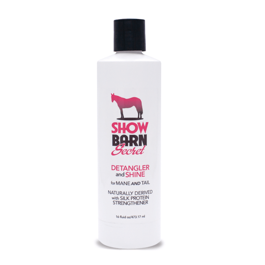 ShowBarn Secret® Detangler & Shine – Smooth, Strong, Silky Horse Hair